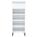 Pantofar, alb extralucios, 40x36x105 cm, lemn compozit - WALTI WALTI