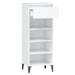 Pantofar, alb extralucios, 40x36x105 cm, lemn compozit - WALTI WALTI