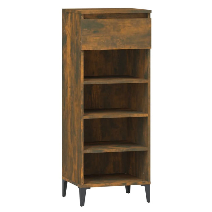 Pantofar, stejar fumuriu, 40x36x105 cm, lemn prelucrat - WALTI WALTI
