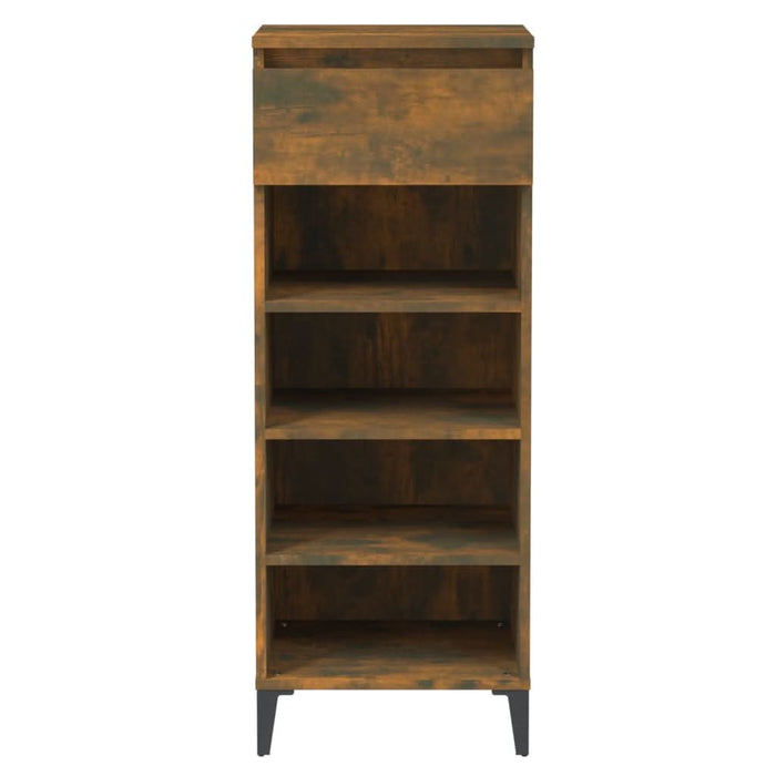 Pantofar, stejar fumuriu, 40x36x105 cm, lemn prelucrat - WALTI WALTI