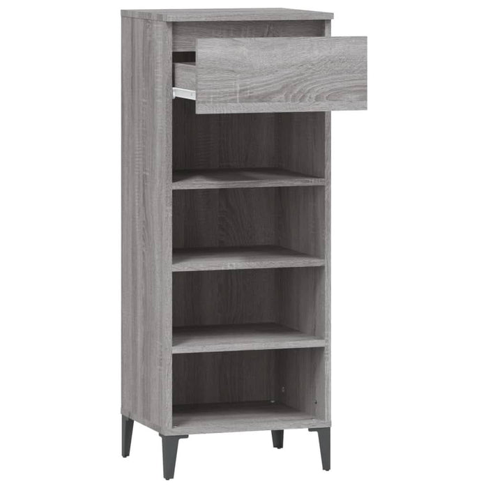 Pantofar, gri sonoma, 40x36x105 cm, lemn compozit - WALTI WALTI