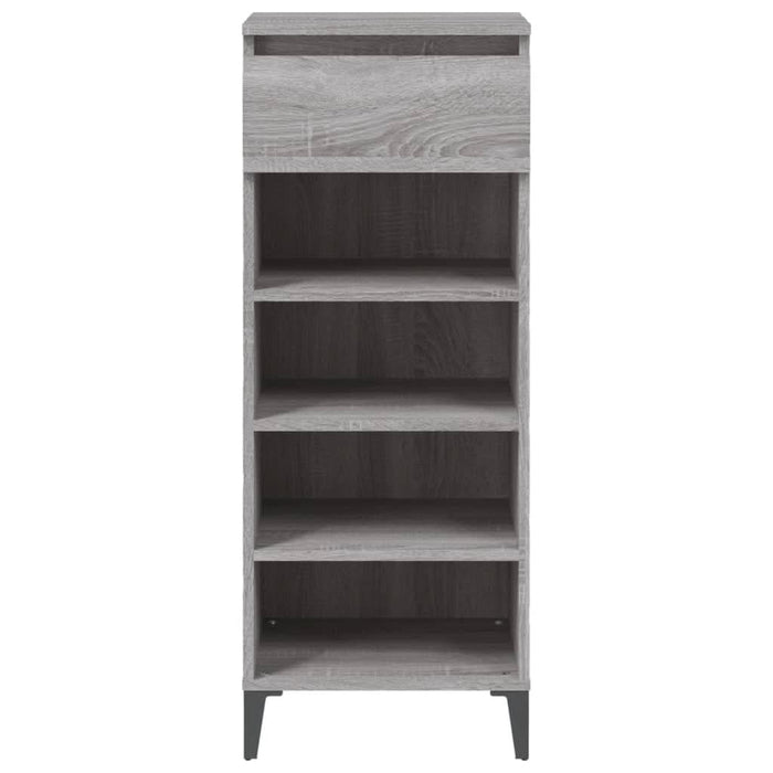 Pantofar, gri sonoma, 40x36x105 cm, lemn compozit - WALTI WALTI