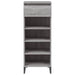Pantofar, gri sonoma, 40x36x105 cm, lemn compozit - WALTI WALTI
