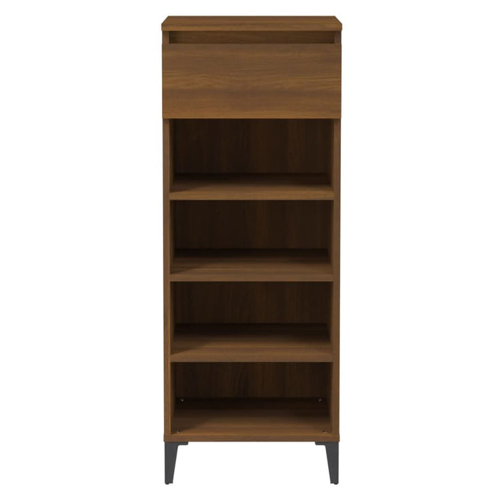 Pantofar, stejar maro, 40x36x105 cm, lemn prelucrat - WALTI WALTI