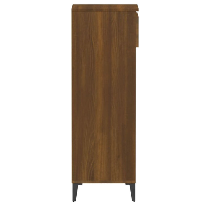 Pantofar, stejar maro, 40x36x105 cm, lemn prelucrat - WALTI WALTI