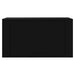 Pantofar de perete, negru, 70x35x38 cm, lemn prelucrat - WALTI WALTI