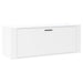 Pantofar de perete, alb, 100x35x38 cm, lemn compozit - WALTI WALTI