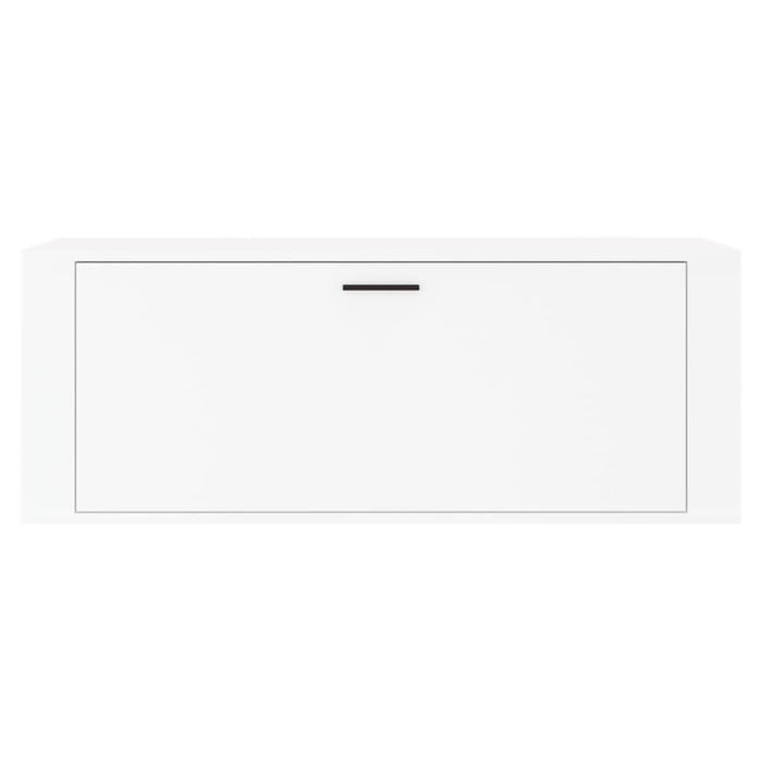Pantofar de perete, alb, 100x35x38 cm, lemn compozit - WALTI WALTI