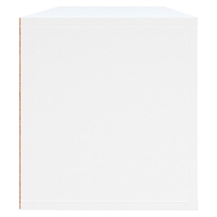Pantofar de perete, alb, 100x35x38 cm, lemn compozit - WALTI WALTI