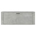 Pantofar de perete, gri beton, 100x35x38 cm, lemn prelucrat - WALTI WALTI
