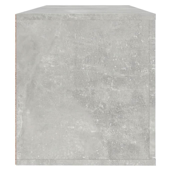 Pantofar de perete, gri beton, 100x35x38 cm, lemn prelucrat - WALTI WALTI