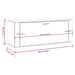 Pantofar de perete, gri beton, 100x35x38 cm, lemn prelucrat - WALTI WALTI
