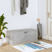 Pantofar de perete, gri beton, 100x35x38 cm, lemn prelucrat - WALTI WALTI