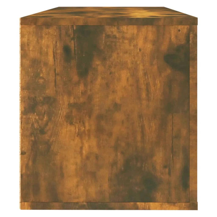 Pantofar de perete, stejar fumuriu, 100x35x38 cm lemn prelucrat - WALTI WALTI