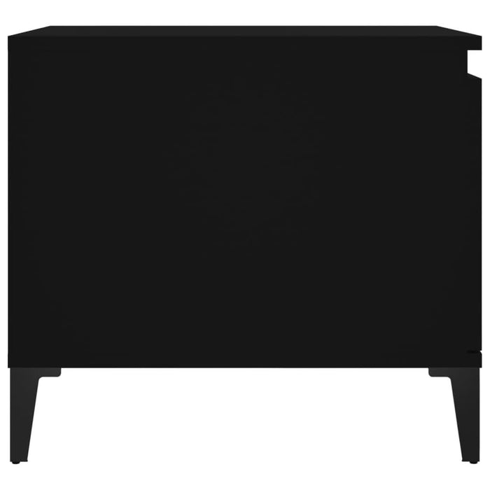 Măsuță de cafea, negru, 100x50x45 cm, lemn prelucrat - WALTI WALTI