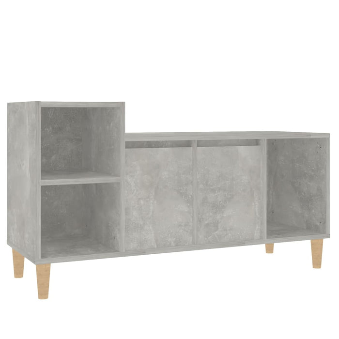 Comodă TV, gri beton, 100x35x55 cm, lemn prelucrat - WALTI WALTI