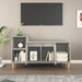Comodă TV, gri beton, 100x35x55 cm, lemn prelucrat - WALTI WALTI