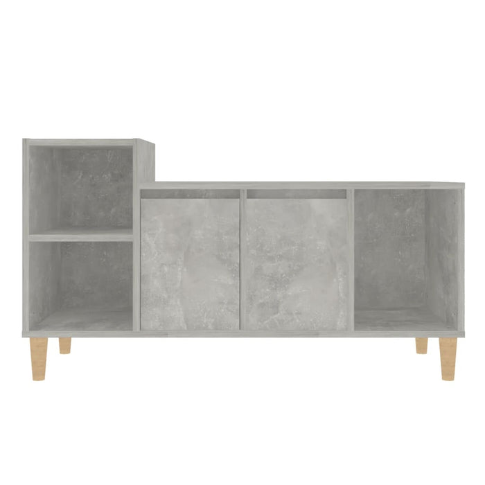 Comodă TV, gri beton, 100x35x55 cm, lemn prelucrat - WALTI WALTI