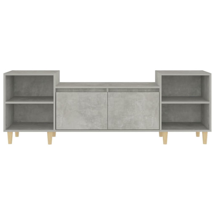 Comodă TV, gri beton, 160x35x55 cm, lemn prelucrat - WALTI WALTI