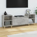 Comodă TV, gri beton, 160x35x55 cm, lemn prelucrat - WALTI WALTI