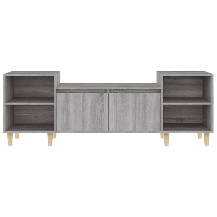 Comodă TV, gri sonoma, 160x35x55 cm, lemn prelucrat - WALTI WALTI