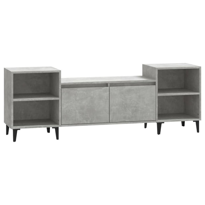 Comodă TV, gri beton, 160x35x55 cm, lemn prelucrat - WALTI WALTI