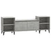 Comodă TV, gri beton, 160x35x55 cm, lemn prelucrat - WALTI WALTI