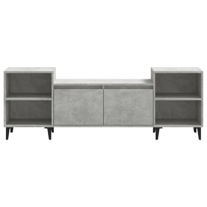 Comodă TV, gri beton, 160x35x55 cm, lemn prelucrat - WALTI WALTI
