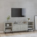 Comodă TV, gri beton, 160x35x55 cm, lemn prelucrat - WALTI WALTI