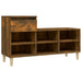 Pantofar, stejar fumuriu, 102x36x60 cm, lemn prelucrat - WALTI WALTI