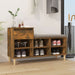 Pantofar, stejar fumuriu, 102x36x60 cm, lemn prelucrat - WALTI WALTI