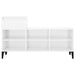 Pantofar, alb extralucios, 102x36x60 cm, lemn compozit - WALTI WALTI