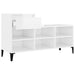 Pantofar, alb extralucios, 102x36x60 cm, lemn compozit - WALTI WALTI