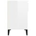 Pantofar, alb extralucios, 102x36x60 cm, lemn compozit - WALTI WALTI
