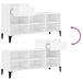 Pantofar, alb extralucios, 102x36x60 cm, lemn compozit - WALTI WALTI