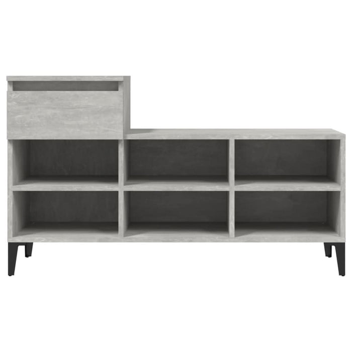 Pantofar, gri beton, 102x36x60 cm, lemn prelucrat - WALTI WALTI