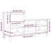Pantofar, gri beton, 102x36x60 cm, lemn prelucrat - WALTI WALTI