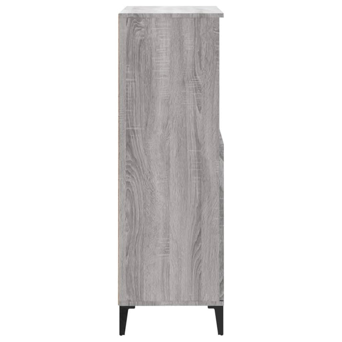 Dulap înalt, gri sonoma, 60x36x110 cm, lemn prelucrat - WALTI WALTI