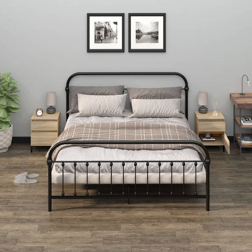 Noptiere, 2 buc., stejar sonoma, 40x35x50 cm - WALTI WALTI