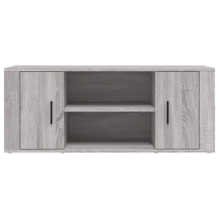Comodă TV, gri sonoma, 100x35x40 cm, lemn prelucrat - WALTI WALTI