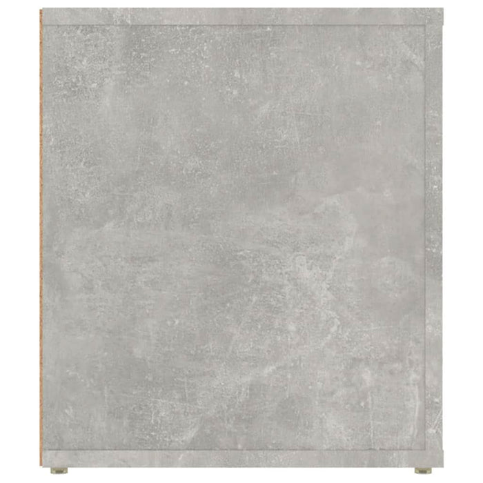 Comodă TV, gri beton, 100x35x40 cm, lemn prelucrat - WALTI WALTI