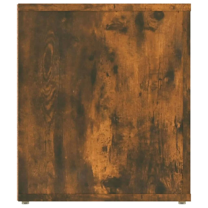 Comodă TV, stejar fumuriu, 100x35x40 cm, lemn prelucrat - WALTI WALTI