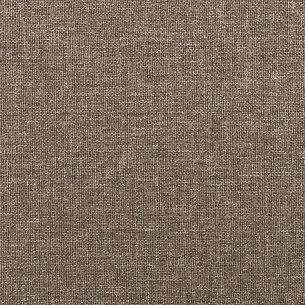Cadru de pat box spring, gri taupe, 160x200 cm, textil