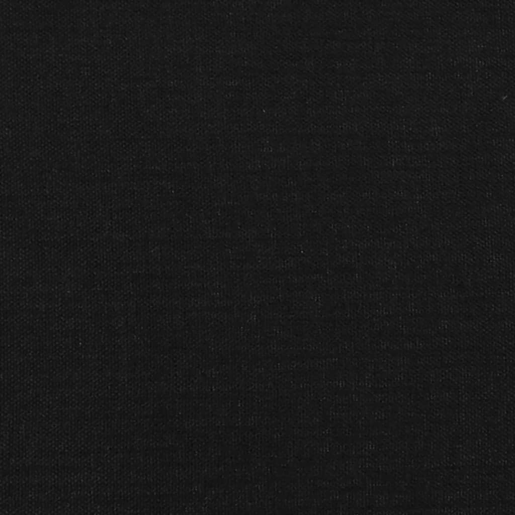 Pat box spring cu saltea, negru, 120x200 cm, textil