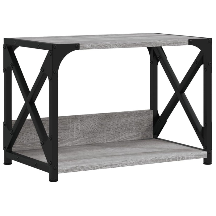 Suport imprimantă 2 niveluri gri sonoma 44x26x31,5 cm lemn - WALTI WALTI