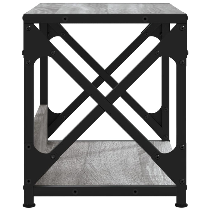 Suport imprimantă 2 niveluri gri sonoma 44x26x31,5 cm lemn - WALTI WALTI