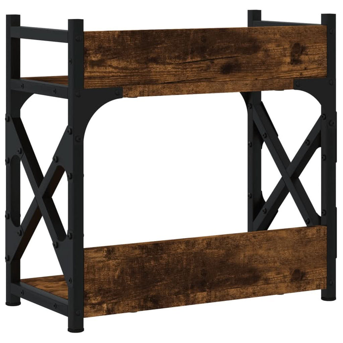 Suport imprimantă 2 niveluri stejar fumuriu 40x20x40 cm lemn - WALTI WALTI