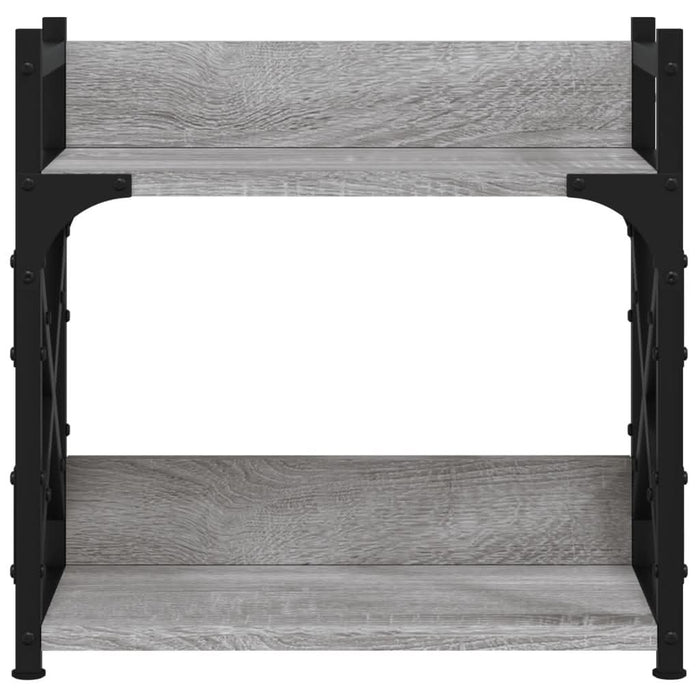 Suport imprimantă 2 niveluri gri sonoma 40x20x40 cm lemn - WALTI WALTI