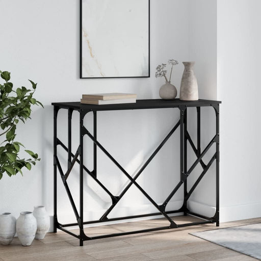 Măsuță consolă, negru, 100x40x80 cm, lemn compozit - WALTI WALTI
