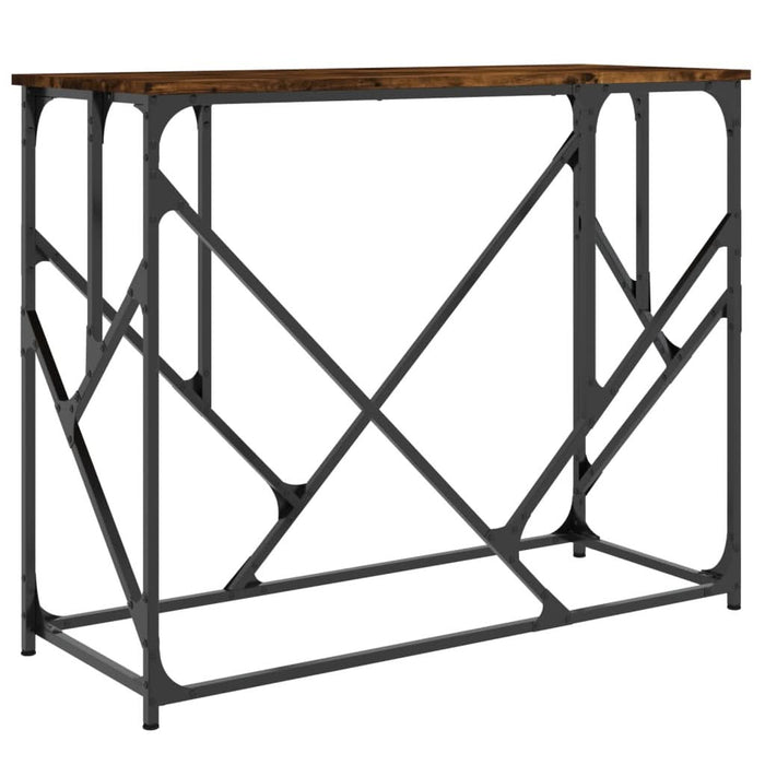 Măsuță consolă, stejar fumuriu, 100x40x80 cm, lemn prelucrat - WALTI WALTI